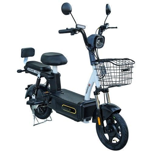 Велосипед з електродвигуном SPARK VOLT 14" 48V/400W/12Ah Чорний 000227054 фото