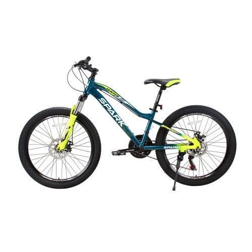 Велосипед SPARK HUNTER JR. (колеса - 24", алюмінієва рама - 12") темно-синій з жовтим 000224690 фото