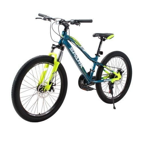 Велосипед SPARK HUNTER JR. (колеса - 24", алюмінієва рама - 12") темно-синій з жовтим 000224690 фото