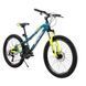 Велосипед SPARK HUNTER JR. (колеса - 24", алюмінієва рама - 12") темно-синій з жовтим 000224690 фото 2