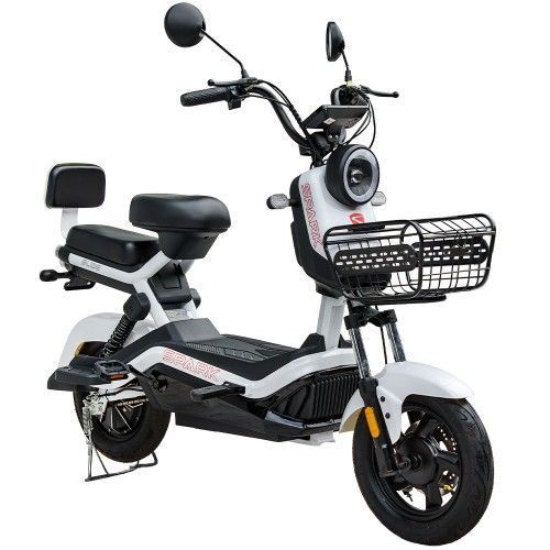 Велосипед з електродвигуном SPARK GLIDE 14" 60V/500W/20Ah Білий 000227063 фото