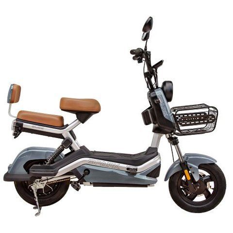 Велосипед з електродвигуном SPARK GLIDE 14" 60V/500W/20Ah Зелена шавлія 000227064 фото