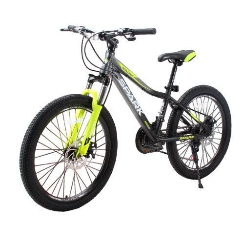 Велосипед SPARK MONTERO JR. (колеса - 24", алюмінієва рама - 13") чорний із сірим 000224703 фото