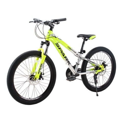 Велосипед SPARK FORESTER JR. (колеса - 24", сталева рама - 11") жовтий із сірим 000224693 фото