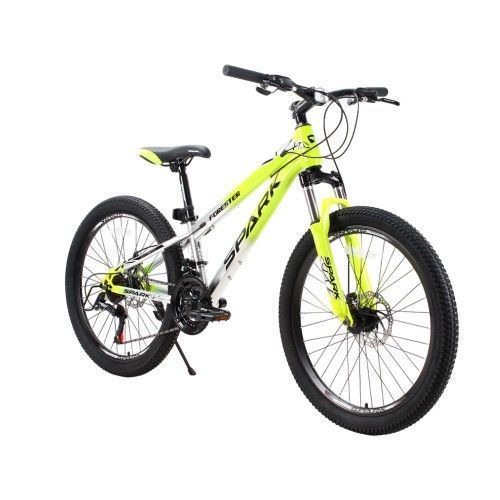 Велосипед SPARK FORESTER JR. (колеса - 24", сталева рама - 11") жовтий із сірим 000224693 фото