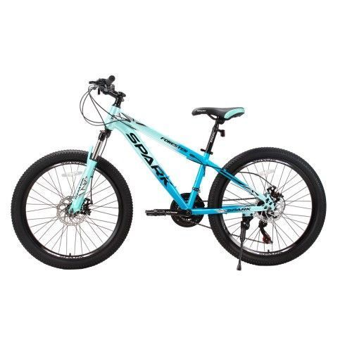 Велосипед SPARK FORESTER JR. (колеса - 24", сталева рама - 13") блакитний з бірюзовим 000224695 фото