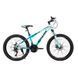Велосипед SPARK FORESTER JR. (колеса - 24", сталева рама - 13") блакитний з бірюзовим 000224695 фото 1