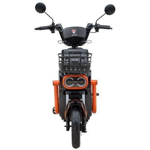 Велосипед з електромотором SPARK TOUR 14&raquo; 60V/500W/20Ah Чорний з помаранчевим 000227069 фото