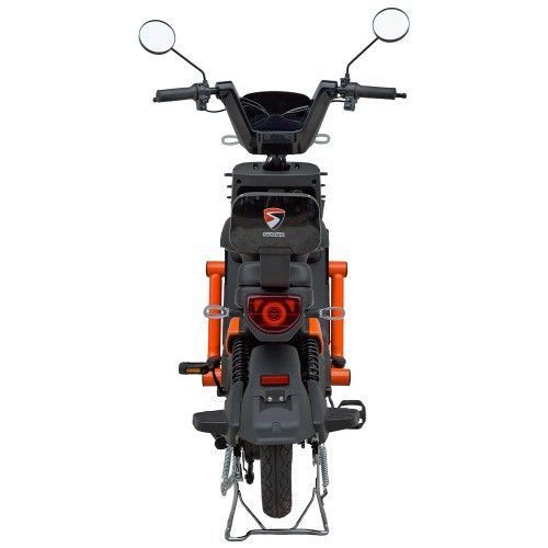 Велосипед з електромотором SPARK TOUR 14&raquo; 60V/500W/20Ah Чорний з помаранчевим 000227069 фото