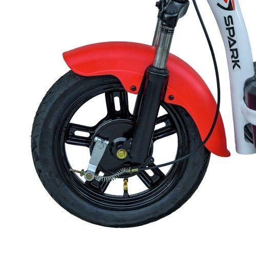 Велосипед з електродвигуном SPARK COMPACT 14" 48V/400W/12Ah Червоний 000227022 фото